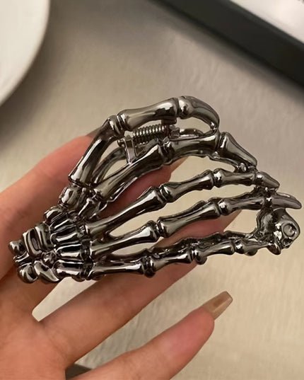 Women's Fashionable Punk Style Skull Design Hair Claw, Fashion All-match Hair Claw For Hairstyle Ideas, Daily Casual Versatile Hair Accessories, Trendy Punk Accessories