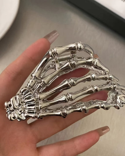 Women's Fashionable Punk Style Skull Design Hair Claw, Fashion All-match Hair Claw For Hairstyle Ideas, Daily Casual Versatile Hair Accessories, Trendy Punk Accessories