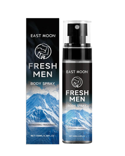 East Moon 100ml Men's Fragrance Spray Sandalwood Deodorant Long Lasting Aroma Refreshing Body Odor Remove Man Perfume Spray