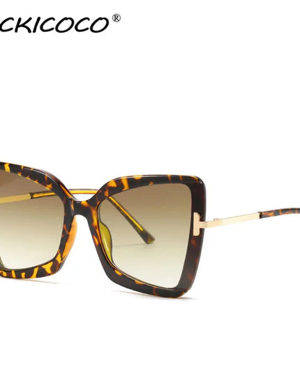 Cat Eye Sunglasses Women Fashion Luxulry Brand Design Retro Glasses Frame For Men Oversized Gradient Eyeglasses Spectacle UV400