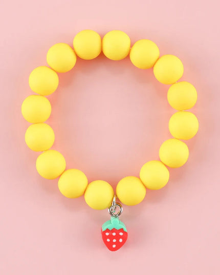 Makersland Cute Heart Star Beads Bracelet Children Sweet Princess Hand Bracelet Jewelry Kids Friendship Bracelets Wholesale