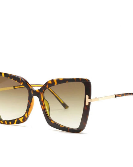 Cat Eye Sunglasses Women Fashion Luxulry Brand Design Retro Glasses Frame For Men Oversized Gradient Eyeglasses Spectacle UV400