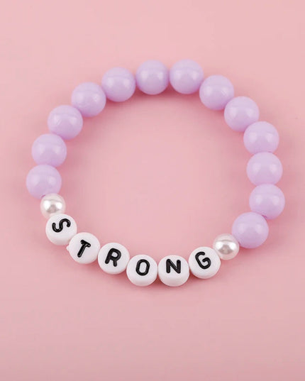 Makersland Cute Heart Star Beads Bracelet Children Sweet Princess Hand Bracelet Jewelry Kids Friendship Bracelets Wholesale