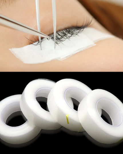 3/5 Rolls Eyelashes Extension PE Adhesive Tape Under Eye Patch Eye Tapes for Lashes Grafting Fake Eyelash Eyeliner Tapes
