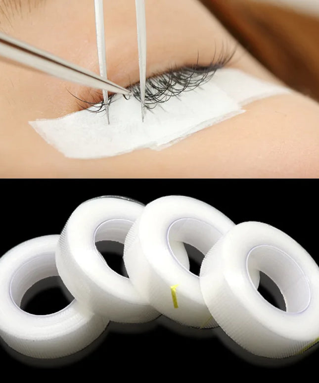 3/5 Rolls Eyelashes Extension PE Adhesive Tape Under Eye Patch Eye Tapes for Lashes Grafting Fake Eyelash Eyeliner Tapes