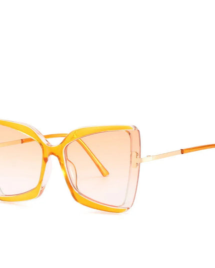 Cat Eye Sunglasses Women Fashion Luxulry Brand Design Retro Glasses Frame For Men Oversized Gradient Eyeglasses Spectacle UV400