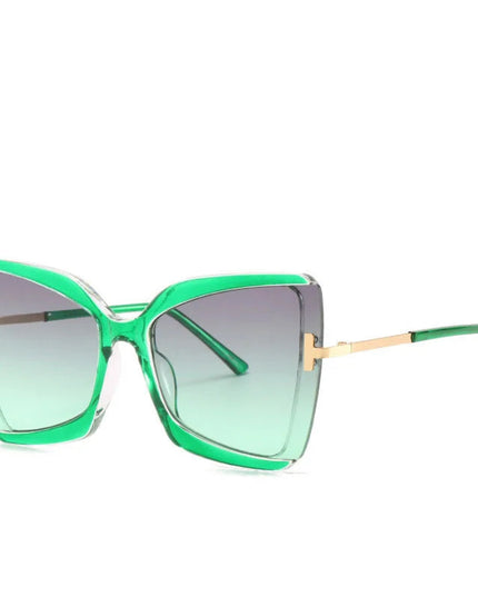 Cat Eye Sunglasses Women Fashion Luxulry Brand Design Retro Glasses Frame For Men Oversized Gradient Eyeglasses Spectacle UV400