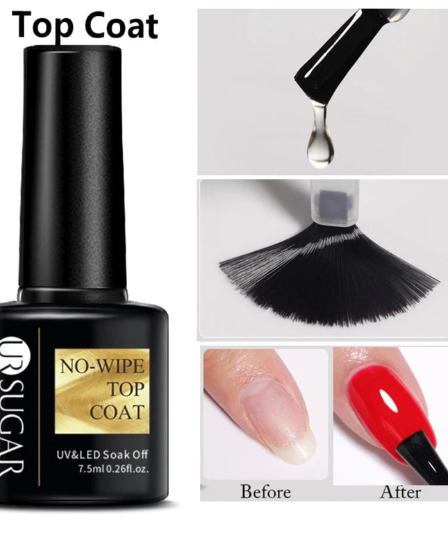 UR SUGAR 7.5ml Neon Reflective Glitter Gel Nail Polish Super Flash Sparkling Semi Permanent UV/LED Painting Gel Polish