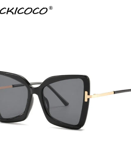 Cat Eye Sunglasses Women Fashion Luxulry Brand Design Retro Glasses Frame For Men Oversized Gradient Eyeglasses Spectacle UV400