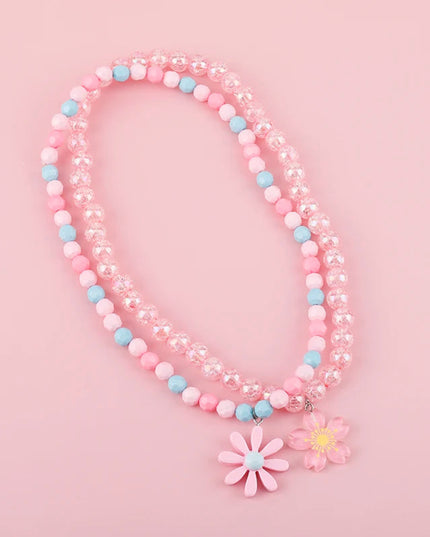 Makersland Kids Necklaces for Girls Ice Cream Pendant Beaded Resin Necklace Candy Color Cartoon Cute Jewelry Christmas Presents