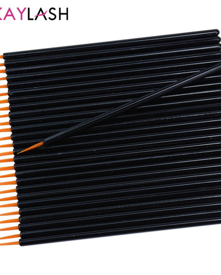 OKAYLASH 50pcs/lot Reusable Gel Liner Nail Art Brushes Painting Pen Disposable  Eyeliner Beauty Eyeline Makup Tools