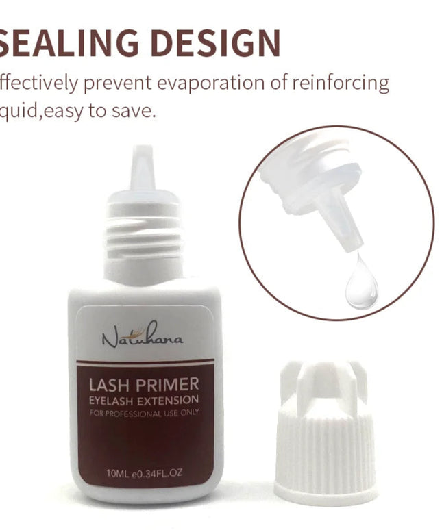10ml Eyelash Extension Primer for Lash Application Extend Time Adhesive Bonding Strength False Eyelashes Fixing Agent Glue Tools