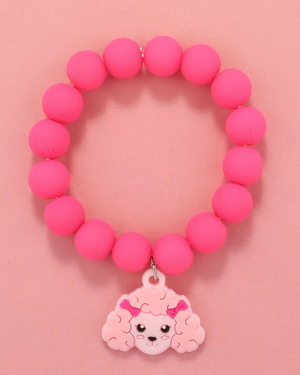 Makersland Cute Heart Star Beads Bracelet Children Sweet Princess Hand Bracelet Jewelry Kids Friendship Bracelets Wholesale