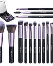 Purple black makeup brush (charging)