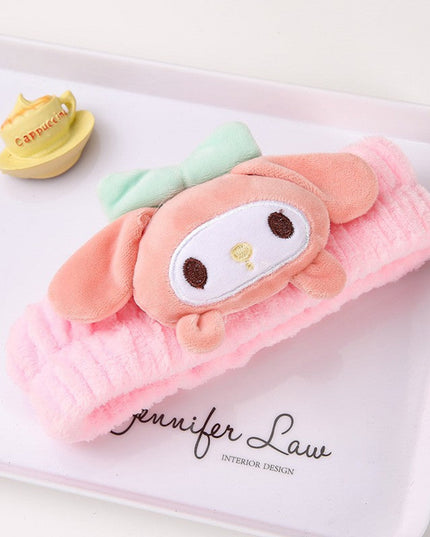 Cartoon Cute Clow M Stuffed Hair Band Student Lady Young Adult Heart Wash Face Wash Hair Bands Headwear Headdress Female