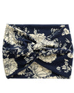 Big W-big flower navy blue
