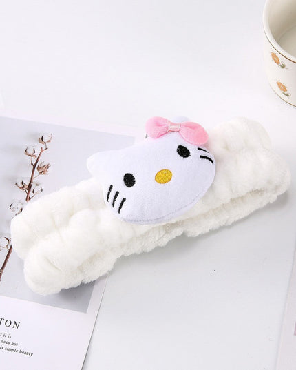 Cartoon Cute Clow M Stuffed Hair Band Student Lady Young Adult Heart Wash Face Wash Hair Bands Headwear Headdress Female