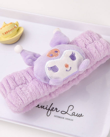 Cartoon Cute Clow M Stuffed Hair Band Student Lady Young Adult Heart Wash Face Wash Hair Bands Headwear Headdress Female