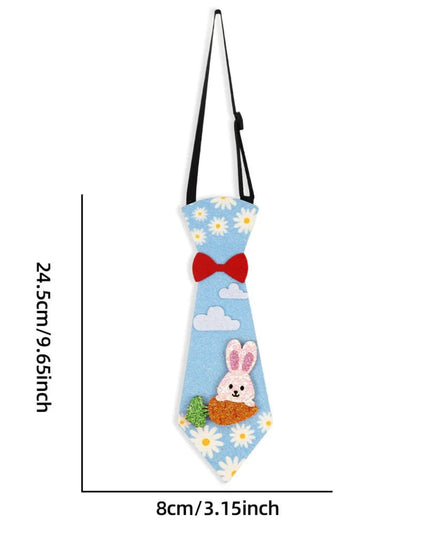 Easter Funny Necktie Cartoon Bunny Egg Chick Felt Ties for Kids Easter Party Costume Props Accessories Easter Decoration 2026