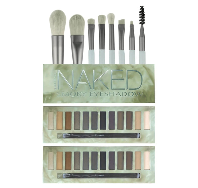 12-color eyeshadow palette, mirror packaging, pearlescent shimmer, stage makeup effect, long-lasting, easy to apply, waterproof