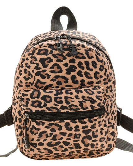 Women Mini Backpacks Nylon Female Bag Animal Printing Small Feminina Backpack School Bags For Teen Girls Knapsack Small Handbags