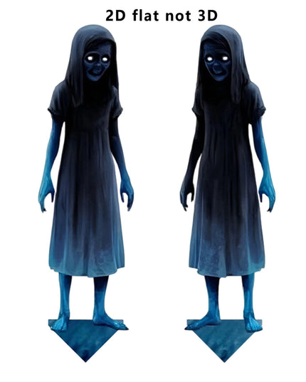 Two ghost themed ornaments