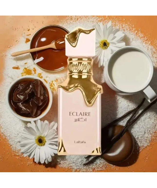 Lattafa Eclaire Eau de Parfum Spray for Women 100ml Original Arab Perfumes LongLasting Floral Fruity Gourmand Fragrances Perfume