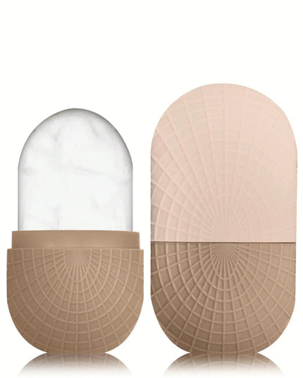 Upgraded Ice Roller for Face and Eyes - Facial Massager for Skin Care - Reusable Silicone Ice Mold to Refresh and Cool Skin