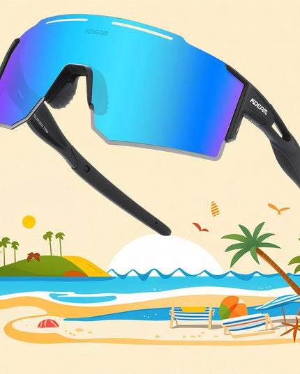 Polarized Sunglasses for Men and Women, Youth Kids Baseball Softball Sunglasses for Cycling, Running
