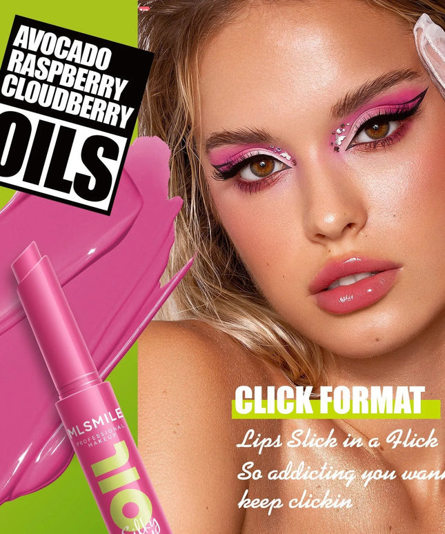 Mirror Glass Solid Lip Glaze Water Light Creamy Lip Gloss 12Hr Moisturizing Tint Avocado Lip Oil Balm Press Lipstick Cosmetic