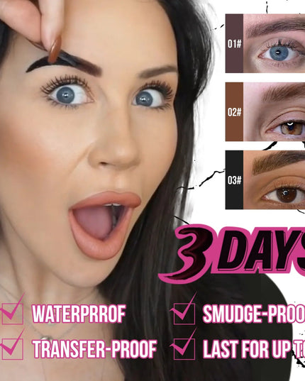 Peel-off Eyebrow Tearing Eyebrow Gel Tattoo Cream Dyeing Eyebrow Cream Tint Dye Semi-permanent Makeup Waterproof Beauty Supplies