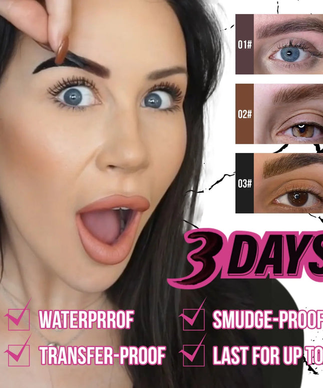 Peel-off Eyebrow Tearing Eyebrow Gel Tattoo Cream Dyeing Eyebrow Cream Tint Dye Semi-permanent Makeup Waterproof Beauty Supplies