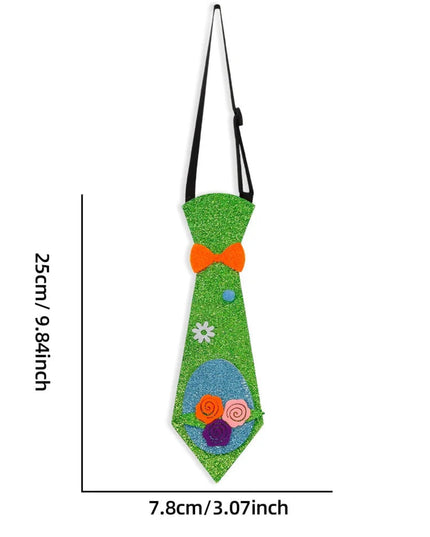 Easter Funny Necktie Cartoon Bunny Egg Chick Felt Ties for Kids Easter Party Costume Props Accessories Easter Decoration 2026