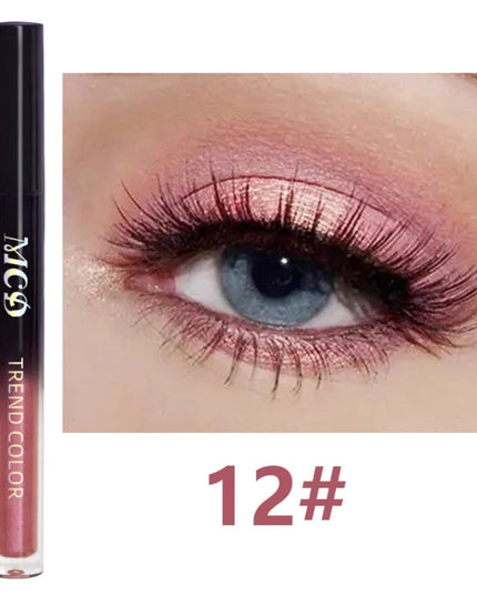 13-Shade Waterproof Liquid Eyeshadow Palette - High Shine  Long-Lasting & Smudge-Proof Makeup Set for Glamourous Looks glitter
