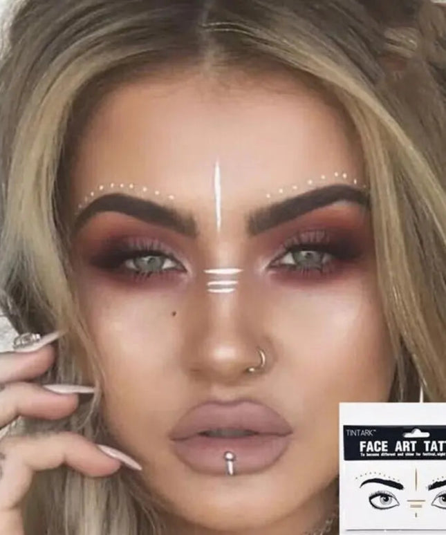 New Freckles Stickers Tattoo on Face Festival Accessories Glitter Bright Face Art Tattoo Sticker Face Jewels Gemsface Decoration