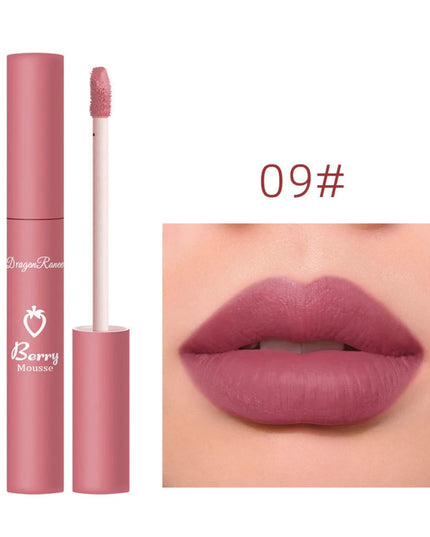 Nude Lip Gloss Matte Velvet Liquid Lipstick Waterproof Sexy Long Lasting Non-stick Cup Nude Red Make-up for Women Korea Cosmetic