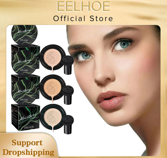 EELHOE Mushroom Head Air Cushion BB Cream Waterproof Moisturizing Face Cosmetics Brightening Makeup Base Magic Cream Foundation