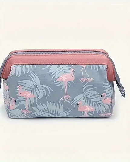 New Fashion Cosmetic Bag Women Waterproof Flamingo Makeup Bags Travel Organizer Toiletry Kits Portable Makeup Bags Beautician