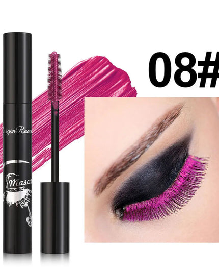 Colorful Volume Mascara Lasting Styling Waterproof Quick Dry Blue Purple Curling Lengthen Long Eyelash Silk Extension Cream