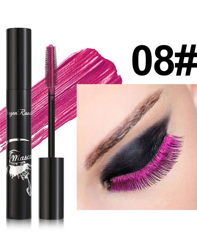 Colorful Volume Mascara Lasting Styling Waterproof Quick Dry Blue Purple Curling Lengthen Long Eyelash Silk Extension Cream
