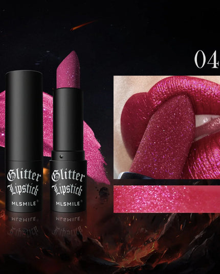 Multi Color Matte Lipstick Non Stick Flash Lasting Halloween Dark Makeup Diamond Finish Easy To Apply By MLSMILE
