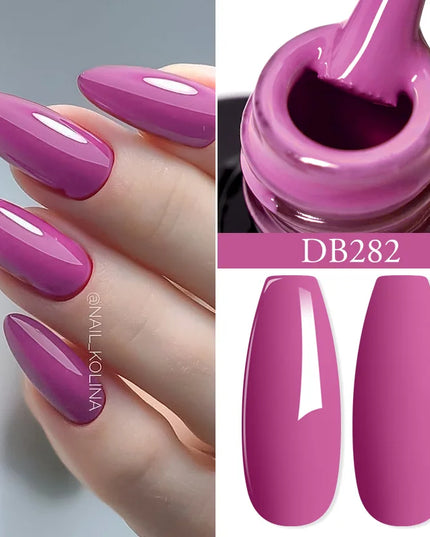 7ml Snowflake Gel Nail Polish UV LED Semi Permanent Milky White Pink Glitter Snow Sequins Gel Nails Art Design Varnish Manicure