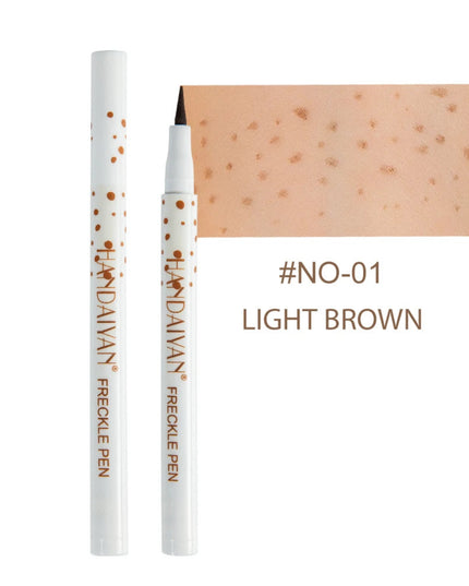 HANDAIYAN Natural Fake Freckle Pen Quick-Drying Waterproof Spot Pencil Makeup Tool for Facial Lifelike Fake Freckles Cosmetics