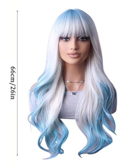 High-temperature Silk Wig Natural Realistic Super Light Fake Wig For Cool Women Girl Party Cosplay Wig Everyday Fashion Modeling