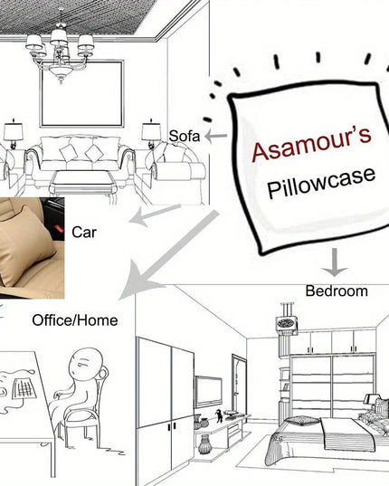 Home Decor Christmas Scenes: Santa, Deer, Snowmen Decor Pattern Cushion Cover Suitable For Sofa Bedroom Car Pillow Cover