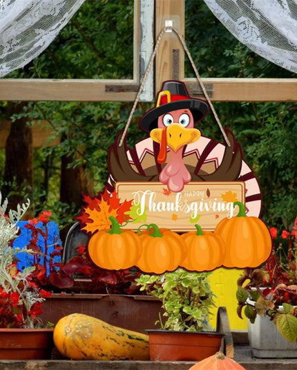 Fall Harvest Pumpkin Wreath Thanksgiving Decorations for Front Door Autumn Maple Leaf Garland Home Party Wall Decor