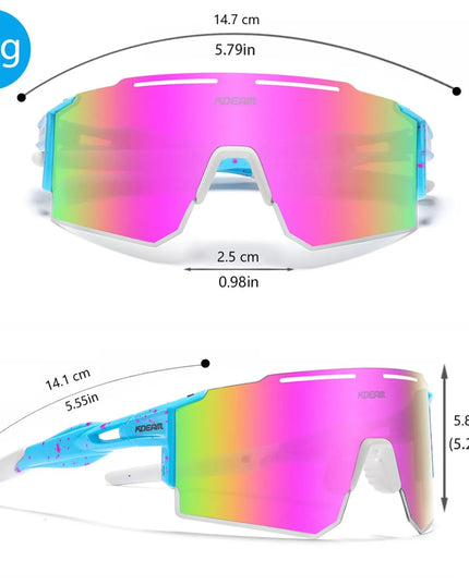 Polarized Sunglasses for Men and Women, Youth Kids Baseball Softball Sunglasses for Cycling, Running