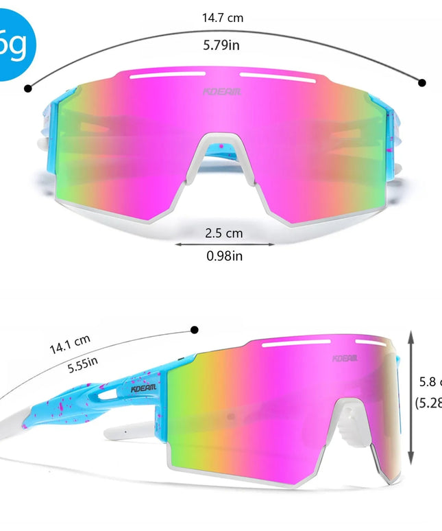 Polarized Sunglasses for Men and Women, Youth Kids Baseball Softball Sunglasses for Cycling, Running