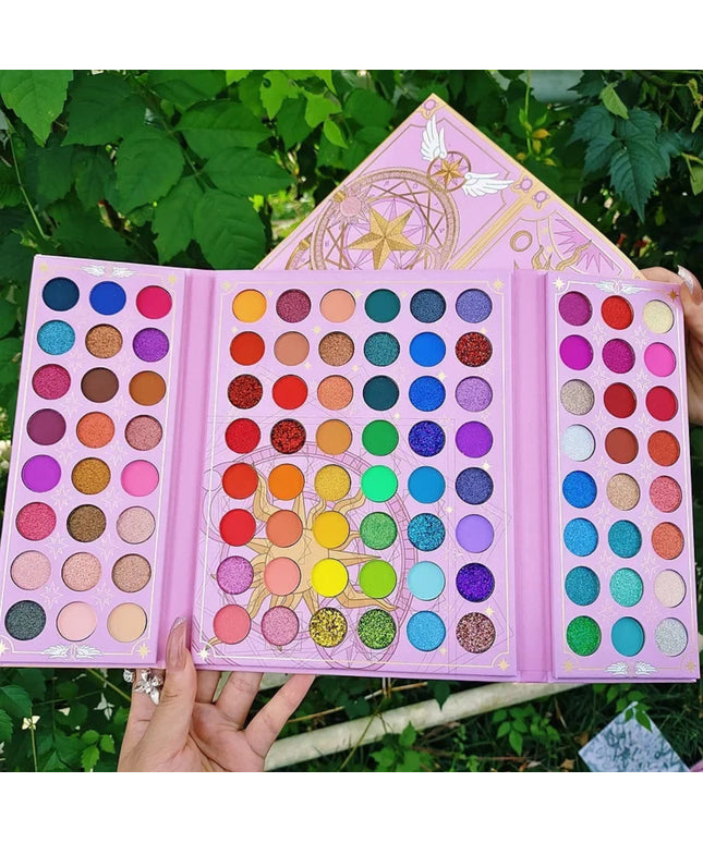 Christmas 96 Colors Eye Shadow Plate Shimmer Matte Sequin Eyeshadow Colorful Stage Ball Dedicated Neon Eyeshadow Palette Make Up