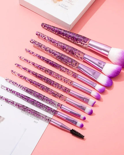 10PCS Makeup Brush Set Professional Super soft detail brush Blush Brush Foundation Concealer Eyeshadow Brush